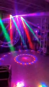 MINI Spider Beam Moving Head Light / Lampu Laba Laba LED / Lampu Disco / lampu panggung / Lampu Lighting Panggung / lampu Disko Panggung / Disco / Lampu DJ