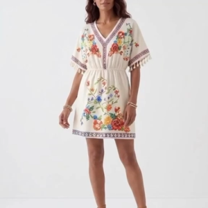 Floral Print Boho Dress (Preloved) | Size L (Fits M–L) | Soft Casual Summer Dress | Feminine Lightweight Outfit | ₱300