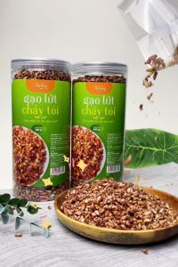 COMBO 2 TÚI 150G Gạo lứt giảm cân ăn liền Mailey - gạo lứt sấy rong biển/cháy tỏi ăn kiêng healthy