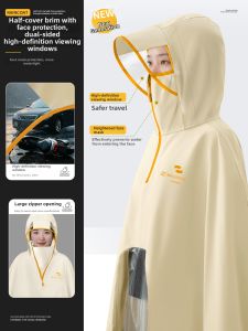 ZHENGYU | Heavy Duty Stormproof Motorcycle Raincoat