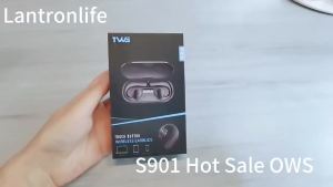 Tai Nghe Không Dây Bluetooth Chống Nước Dẫn Truyền Qua Xương Với Mic HD Khử Tiếng Ồn Móc Tai Bluetooth 5.3