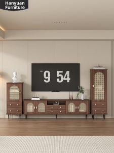 HANYUAN | Rattan-like TV Cabinet Retro