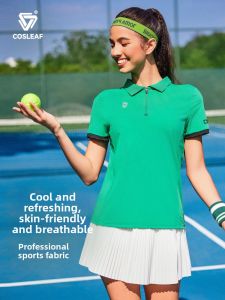 COSLEAF | Summer Flip Collar Stretch Breathable Sport Polo Shirt