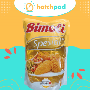 Bimoli Spesial Pure Palm Oil 2L Pouch Cooking Oil Fortified with Vitamin A Contains Omega 6 & Omega 9