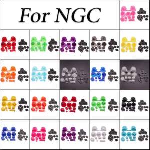 TingDong For Gamecube Controller Mod Colorful Complete button set with for NGC button set with Rubber conductive button