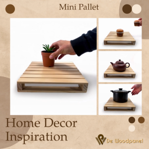 mini wood pallet / pallet coaster & Customable