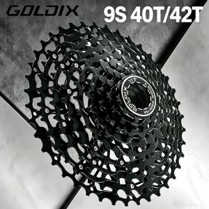 GOLDIX 11 40 42 cassette 9 speed Ultralight Mountain Bike Cassette For Shimano HG Structure Hollowed out 9-speed freewheel