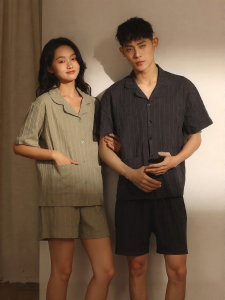 me home wear | Cotton Short Sleeve Shorts Sleepwear Set