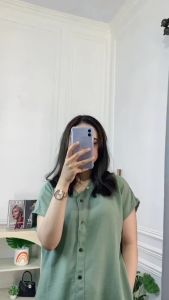 GRATIS ONGKIR!! Setelan Andin Kancing JUMBO XL.XXL.XXXL LD.110.120 130CM