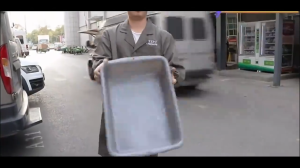 Thickened plastic food Storage basin dining basin for restaurants Hotel dining car dishes receiving basin Multi purpose