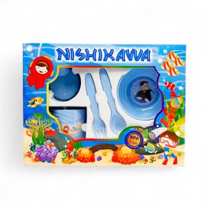 Nishikawa Feeding Set / Tempat Makan | Set Alat Makan Bayi | Kado Lahiran Bayi Tempat Makan Bayi