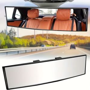 Universal Anti glare Wide Angle Convex Rearview Mirror Car Interior Rear View Baby Child Seat Watch Safety Sun Visor Goggle Blue