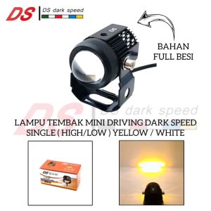 Lampu Tembak Laser LED D2 Mini Plus Kipas 2 Warna High low Putih Kuning