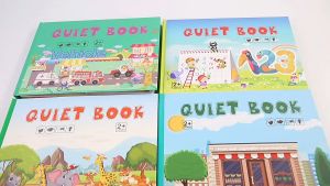 Quiet Book Busy Book Activity / Buku Edukasi Aktivitas Mainan Menyusun Anak