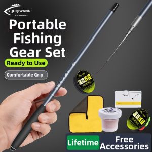 JUQINWANG | Light & Compact Child Friendly Fishing Rod