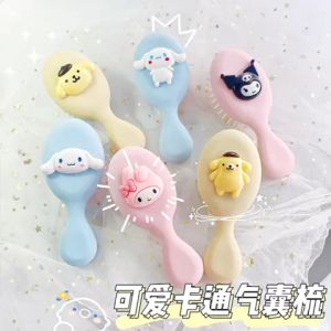 {Ready Stock} Sanrio Series Kuromi Melody Cinnamoroll Pudding Girl Airbag Magic Comb / Massage Hair Comb / Cute Cartoon Air Cushion Comb