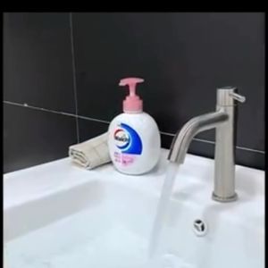 WJT Lavatory faucet Steel Bathroom Wash Sink Faucet Basin Tap Faucetbasin faucet Single Cold