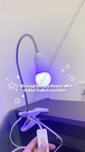 E27 Screw Port Bulb Holder Universal Socket Power Bulb Socket with Outlet Bulb Extension Socket with bracket