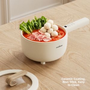 muduoo | Multi-purpose Non-stick Hot Pot Electric Wok