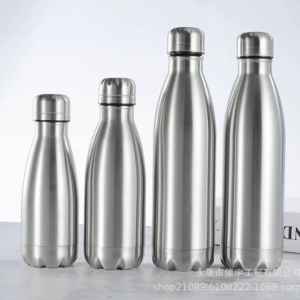 0.5/1L Cola Shape Water Bottle / Reusable Metal Water Bottles / Outdoor Leakproof Sport Kettle