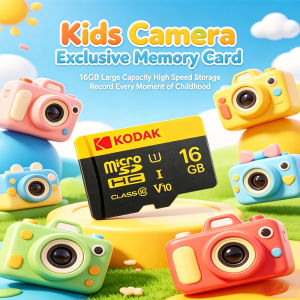 Kodak | Kodak 16GB 32GB Micro SD Card Class 10 U1 V10 TF Card for Kids Camera Smart Toy Dash Cam CCTV Video Doorbell CCD Camera