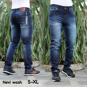 Celana Jeans Pria Slimfit Skinny Premium Denim Stretch Blackgarment - Nyaman Tebal