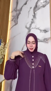 BISA COD Aletha Dress Ceruty Babydol Payet Dress Dewasa Terbaru Dress Kondangan Dress Lebaran Wanita