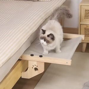 Cat Window Perch Cat Window Hammock Seat for Indoor Cats Sturdy Adjustable Durable Steady Cat Bed Providing All-Around Sunbath Space Saving Washable Holds Up to 15kg