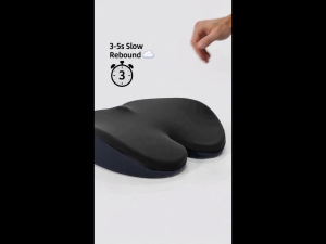 Car Boost Seat Cushion Memory Foam Heighten 10CM Ergonomic Non-Slip Breathable Pad With Tailbone Protection