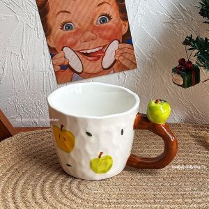 Cute 3D Apple Shaped Mug