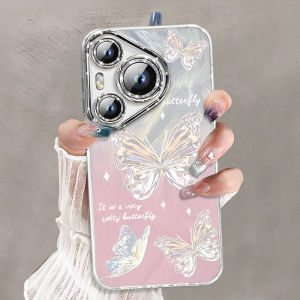 Sup&LV | เคสบางนุ่มป้องกันแรงกระแทกสำหรับ Huawei P70pro pura70Ultra p60art p50 Butterfly p40pro p30