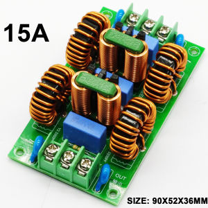 110V 220V 4-Stage AC Power EMI Filter 2A 4A 10A 15A Common/Differential Mode Noise Suppressor Purifier Audio Amp DAC Amplifer