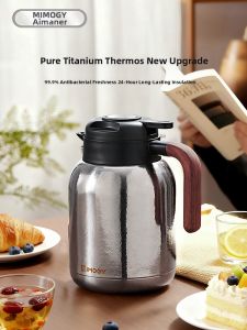 IMOGY | Titanium Insulated Thermos Water Bottle Press-type Design