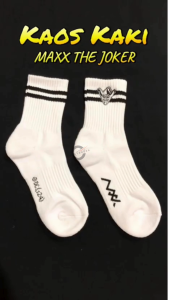 Maxx Harley Quinn Kaos Kaki / Kaos kaki Joker Katun Tebal / Kaos Kaki Badminton Padel Tennis