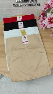 Kemben Panjang Tally W008 Fit XXL/Kemben Panjang Polos Busa Copot Rajut/Crop Top Wanita Rajut Fit XXL