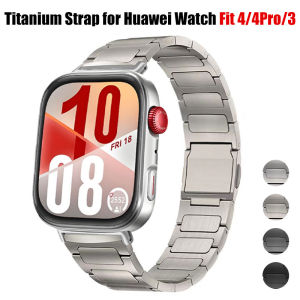 Titanium Strap for Huawei Watch Fit 4/3 Adjustable Bracelet Wristband for Huawei Watch Fit4 Pro Correa Bracelet Accessories Band