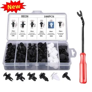 New Auto Fastener Clips Mixed Car Body Push Retainer Pin Rivet Bumper Door Trim Panel Fastener Kit Car Clips Retainer Tools