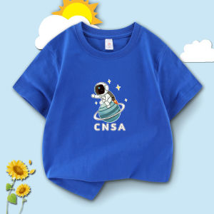 Boys T-Shirt Short Sleeve Summer Pure Cotton Kids Tops Summer Older Boy Clothes Summer Handsome Casual Childrens Clothing