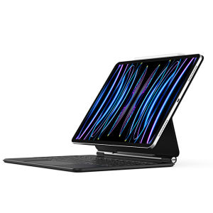 Dux Ducis | Vỏ Bàn Phím Không Dây Bluetooth 5.2 cho iPad Pro Treo Từ Tính với Đèn Led RGB và Cảm Ứng Thông Minh Type-C