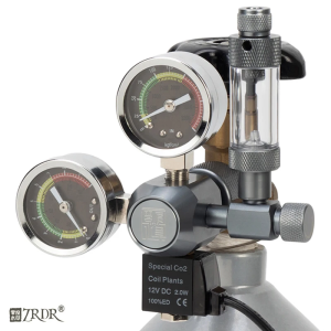 ZRDR | ZRDR Aquarium CO2 Regulator Solenoid Valve Bubble Counter Is Used for CO2 Gas Cylinder Fish Tanks CO2 Pressure Reducing Valve
