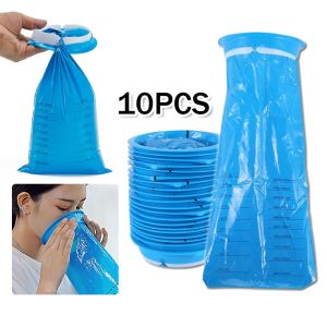 10Pc 1L Disposable Travel Car Airplane Motion Sickness Nausea Vomit Bags  Pregnant Emergency Vomiting Package Emesis Barf Bags  Sealable Sickness Bag With Measure Markings