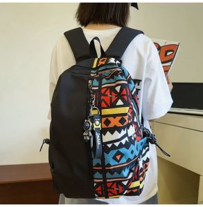 JIFANPAUL | Simple Stylish Lightweight Solid Color Large Capacity Backpack