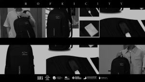 Mens backpack  male Korean version trendy large capacity high school junior high school student schoolbag travel bag computer bag  B12