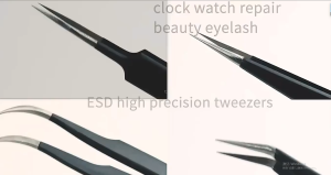 Pinset / Tweezer Vetus HRC40 ESD 15 Hitam