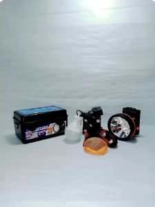 Senter Kepala LED Headlamp 80 Watt Mitsuyama MS-149P Cahaya Putih & Kuning Waterpoof Super Terang