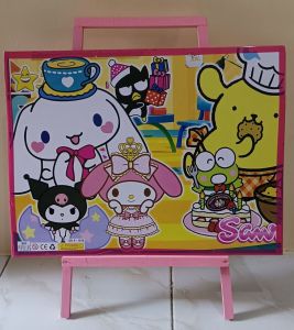 papan tulis anak labubu/whiteboard anak/papan tulis karakter anak
