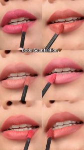 Hanasui Lip Cream Boba Edition Mattedorable - Lipstick Matte Nude Murah