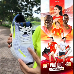 [TẶNG DÉP FLIP] Giày thể thao chạy bộ nam nữ Goya Strides 3 phiên bản mới full màu - Siêu êm thoáng khí thời trang