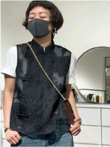 New Spring Fashion Elegant Chinese Style Knotted Vest Top