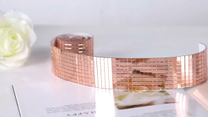 MT Self-adhesive cut glass patch mosaic tile stickers waterproof mirror stickers handmade diamond stickers flash diamonds (100cm x 4cm)